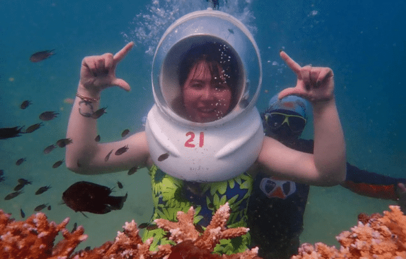 Coral Island Under Water Walk